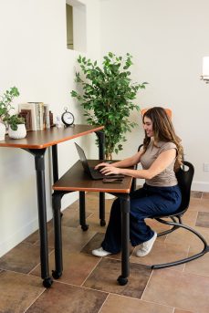 Plateau Desk  in Walnut